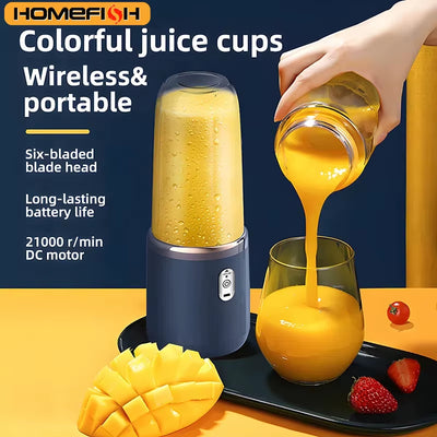 400ml Portable USB Rechargeable Mini Electric Juice Blender – Self-Stirring Cup
