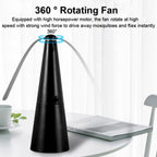 Outdoor Kitchen Fly Repellent Fan Fly Destroyer Keep Flies Bugs Away from Food Household Pest Repellent Table Fan