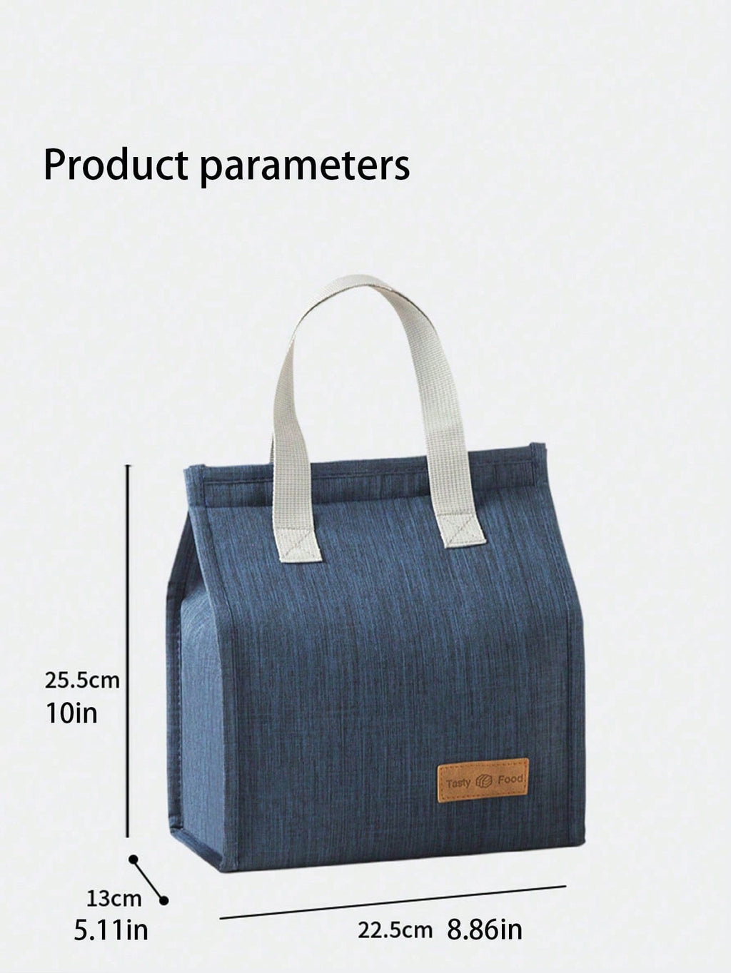 Insulated Lunch Bag – Minimalist Vertical Design, Leakproof & Reusable