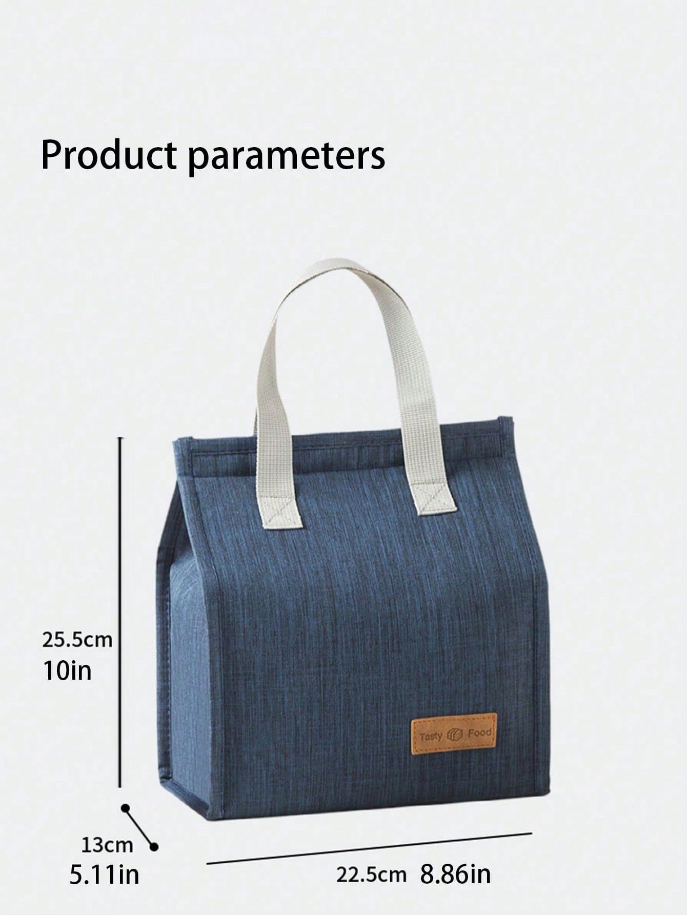 Insulated Lunch Bag – Minimalist Vertical Design, Leakproof & Reusable
