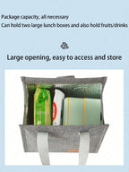 Insulated Lunch Bag – Minimalist Vertical Design, Leakproof & Reusable