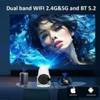 DITONG HY300 Plus Projector – Android 11, 300 ANSI, Dual WiFi, 4K Support
