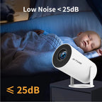 DITONG HY300 Plus Projector – Android 11, 300 ANSI, Dual WiFi, 4K Support