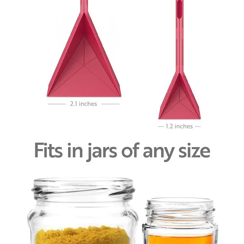 Polygons 3-in-1 Folding Measuring Spoons – 2 Spoons with 6 Different Sizes