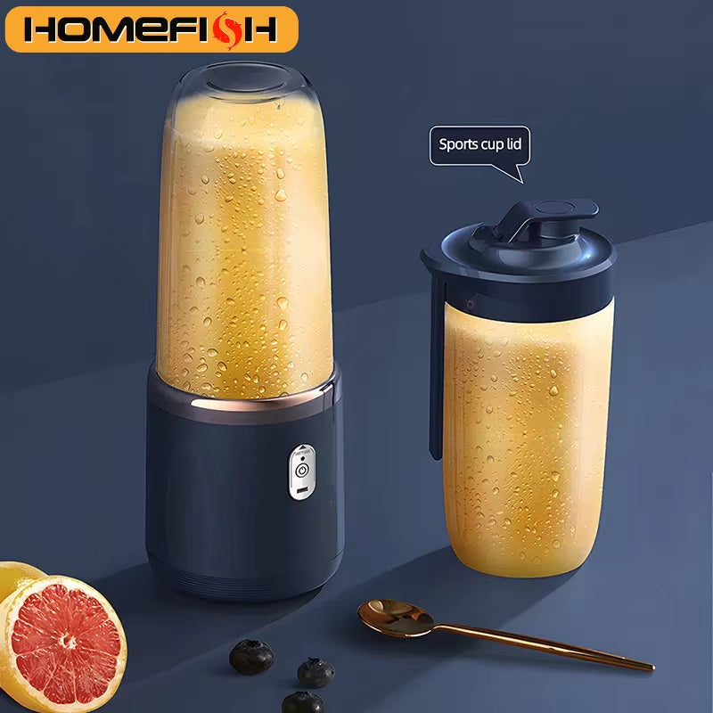 400ml Portable USB Rechargeable Mini Electric Juice Blender – Self-Stirring Cup