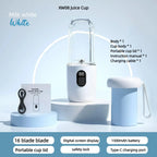 400ml Portable USB Rechargeable Mini Electric Juice Blender – Self-Stirring Cup